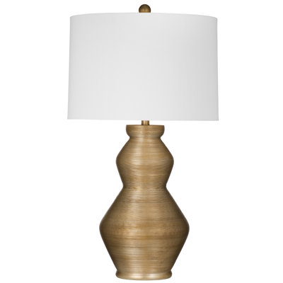 Langston 34" Antique Gold Modern Table Lamp