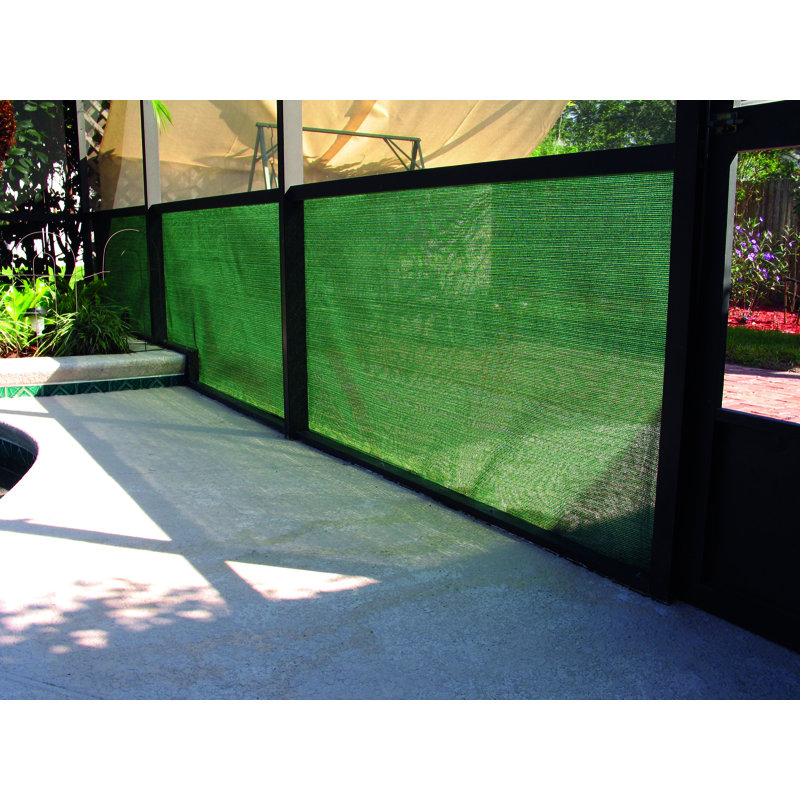 0.03'' D Shade Cover Canopy, Heritage Green, 6' H x 100' W