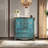 Retro multi-functional painted accent cabinet