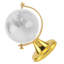 Globe terrestre rond carte du monde sphère boule de cristal cadeau de bureau à domicile (doré)-561576301
