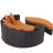 Convene 79" Wide Outdoor Wicker Patio Daybed with Cushions-678058605