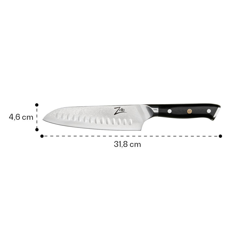 Klarstein 17.8cm Santoku Knife