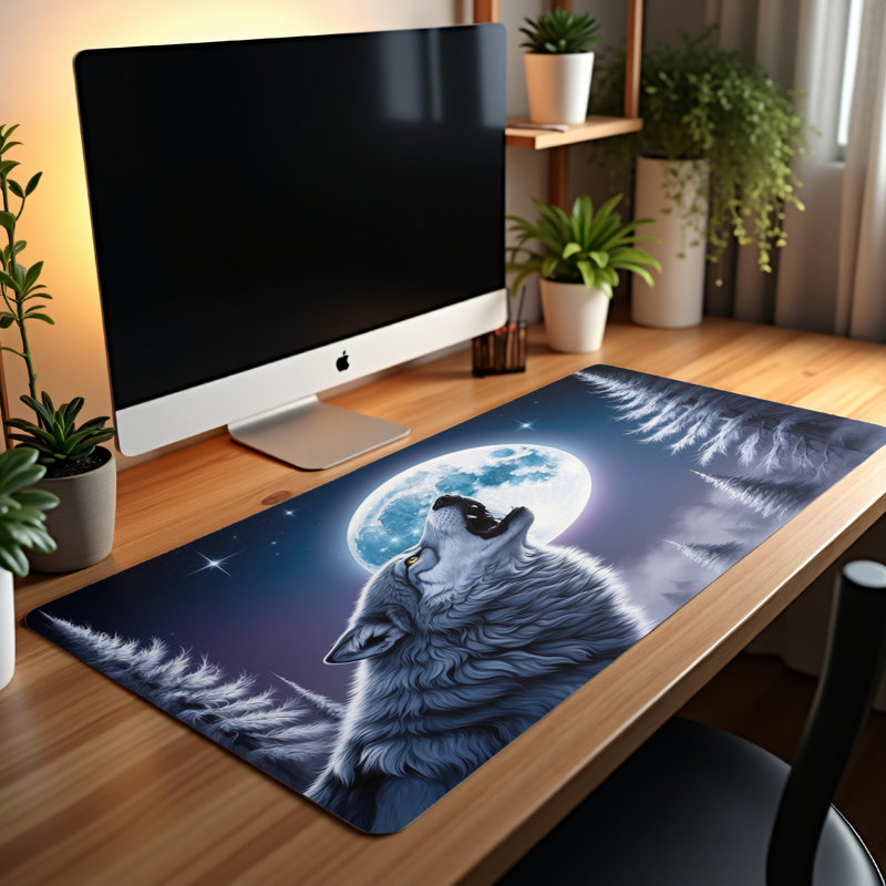 Polyester Desk Pad, 14.4x12.1