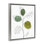 "Modern Garden Leaves", art mural encadré sur toile flottante par Yvette St. Amant