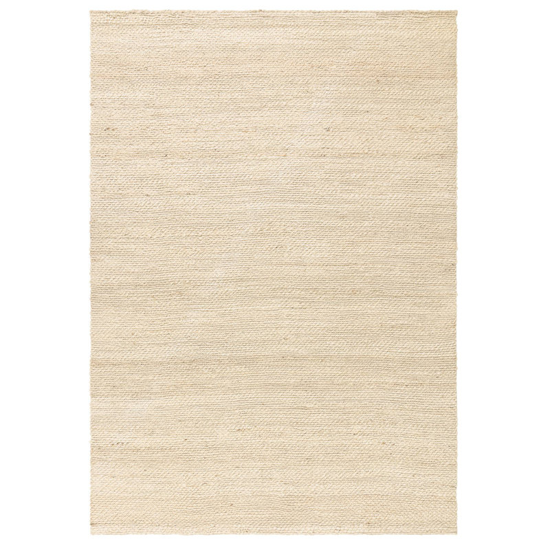 Raasch Natural Jute Area Rug, Rectangle 120 x 170 cm, Beige