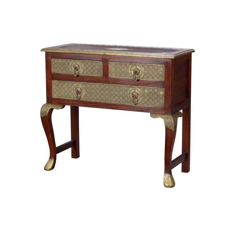 Sakho 86cm Solid Wood Console Table