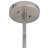 Cresie 4 - Light Brushed Nickel Single Pendant