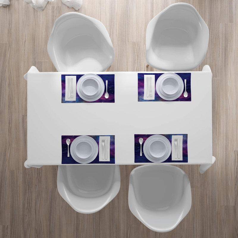 Ashonte Outer Space Galaxy Nebula Star Placemat