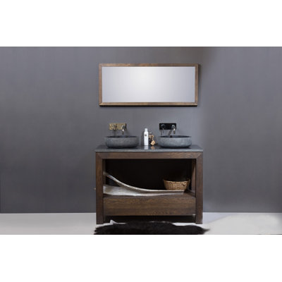 Kyliam Granite Handmade Circular Bathroom Sink