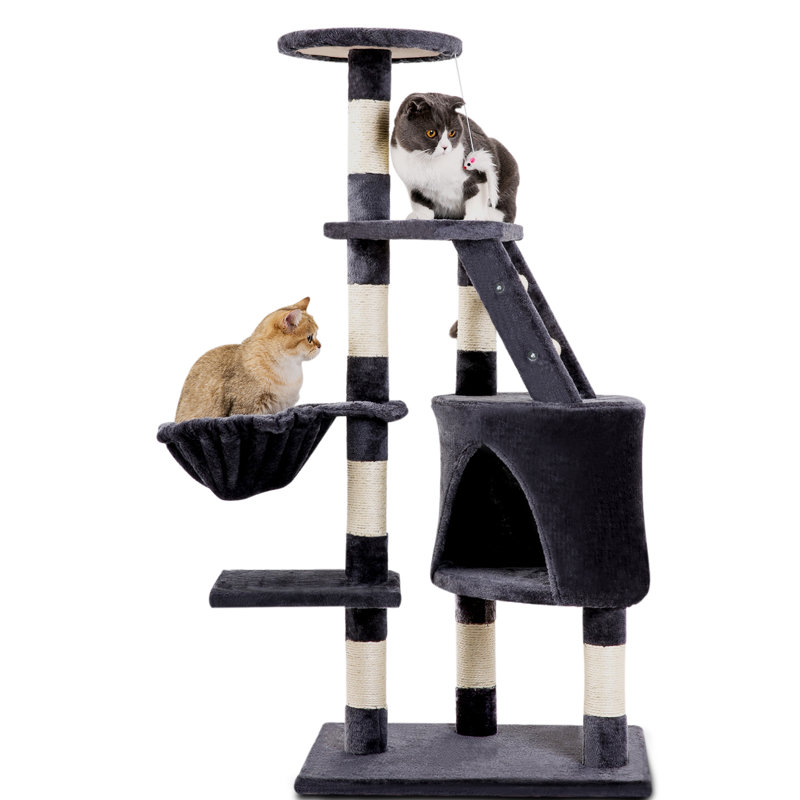 Adrienne 110 cm H Cat Tree / Condo, Black