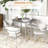 Koryun Pine Round Solid Wood Base Dining Table-1748626593