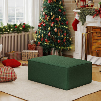 Comfy Cloud 38" Velvet Sofa Ottoman