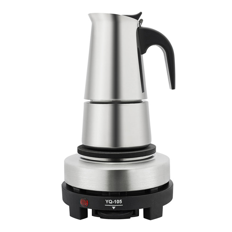 Percolateur pour cafetière en acier inoxydable 4 tasses