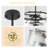8 - Light Glass Dimmable Tiered Chandelier-1670322747