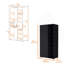Armoire 1 tiroir Wenge-1703318803