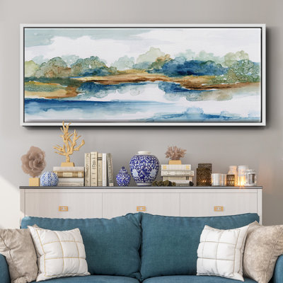 Blue Serenity- Framed Canvas