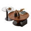 Ensemble de tables basses modernes avec table de bout Assanti-393968654