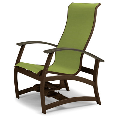 Askar Swivel Powder Coated Aluminum Outdoor Lounge Chair
