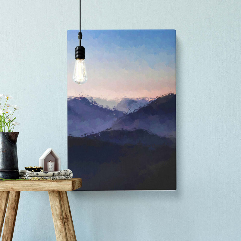 Ben Lui Mountain Scotland In Abstract - Wrapped Canvas Print, 91cm H x 60cm W x 3cm D