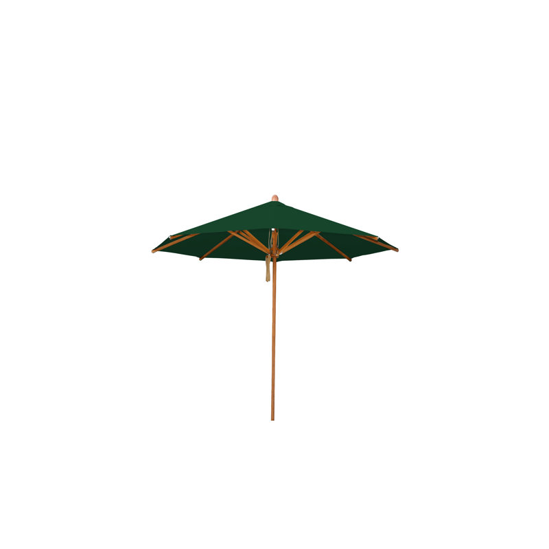 Yadira Market Parasol, Forest Green, 250 cm W x 250 cm D