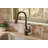MOEN Brantford Single-Handle Pull-Down Sprayer Kitchen Faucet with Reflex and Power Boost in Oil Rubbed Bronze-9328298