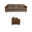 Teller Sofa Brown-877842109