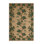 Machine Washable Botanical Beige Area Rug