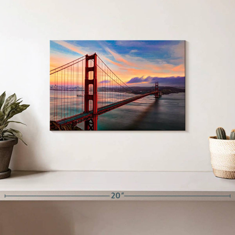 Pont Golden Gate, H 8 po x l 12 po