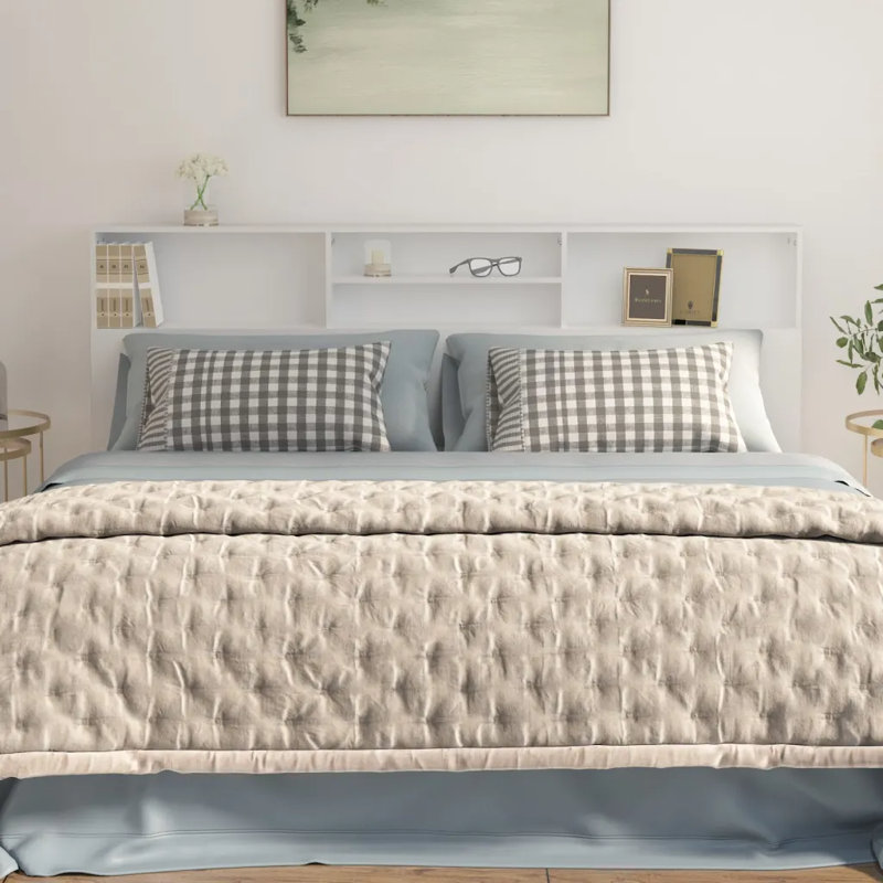 Melchor Headboard, White, 103.5" H x 200" W x 19" D