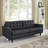 Modway Carson Carrington Eggedal Tufted Bonded Leather Sofa-768971000