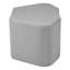 Upholstered Petal Ottoman 18" Height-101545408