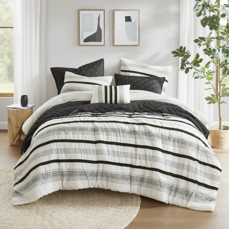 All Season Bedding Sets, Polyester King Coastal Stripe For Home