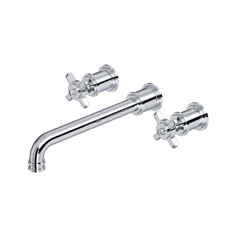 Armstrong Wall Mount Tub Filler Trim, Polished Chrome