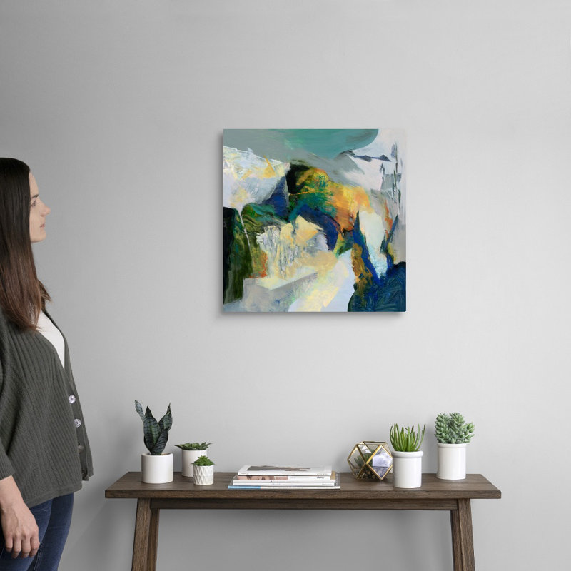 Reproduction d’art sur toile, "iceberg" par Emilia Arana, H 20 po x l 20 po x P 1,25 po, Toile tendue