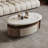 Multi-functional storage rock plate coffee table