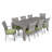Fionnula 8-Person Rectangular Patio Dining Set with Sunbrella Cushions-930827156
