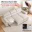 Ensemble canapé d'angle inclinable électrique, canapé 5 places en velours doux-290409662-291125117