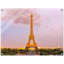 Reproduction de la tour Eiffel - art mural Landmark Paris - affiche de toile de paysage urbain français - œuvre d'art emblématique de la Tour Eiffel - voyage en Europe - suspension romantique Paris - reproduction d'art moderne-14020682-14020673