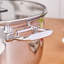 Karaca Grace Stainless Steel Induction Stockpot with Lid, 28cm, Silver
