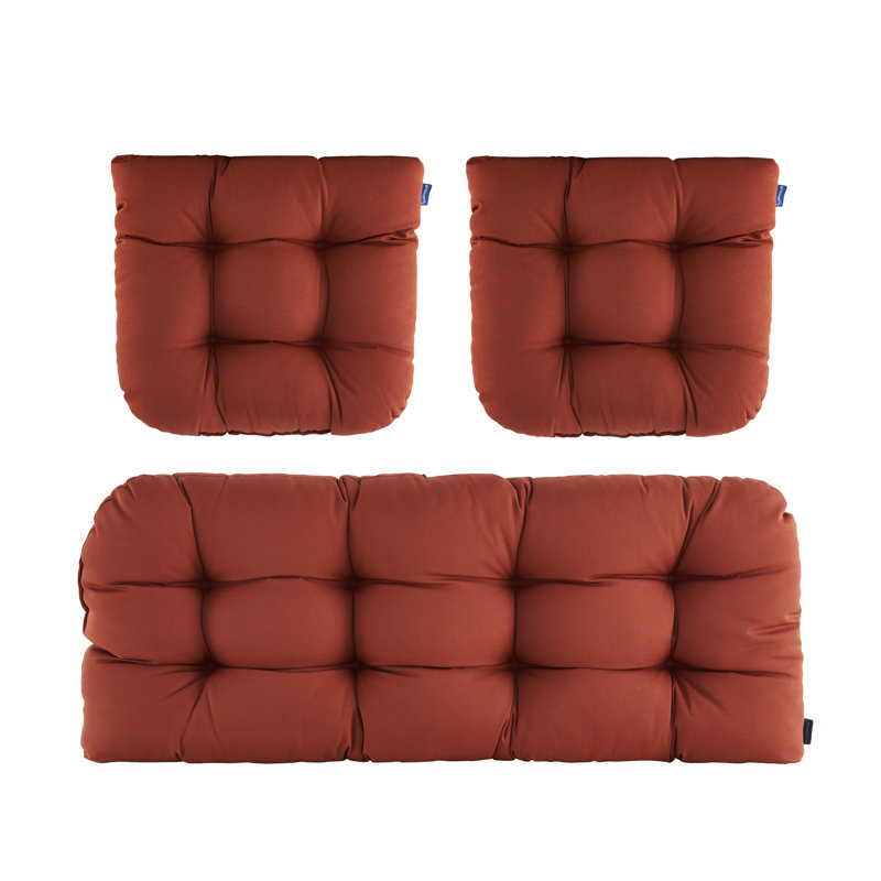 Outdoor 4'' Seat Cushion, Brick