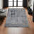 Hand Knotted Premium Quality Abstract Gray Color, Silk and Wool Area Rugs-62918319