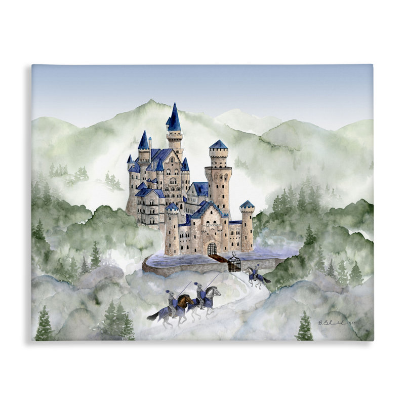 Knights In Shining Armor Canvas, design par Brett Blumenthal, H 16 po x l 20 po