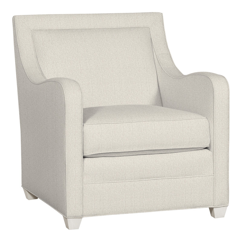 Haden Upholstered Armchair, Casa Blanca, Nomad Snow Crypton® Chenille