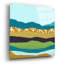  'Mountain Series 94' by Lorelle Rau Acrylic Glass Wall Art, 36" x 36"