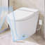 Creationstry GPF Elongated Floor Mounted Bidet Toilet (Seat Included)
