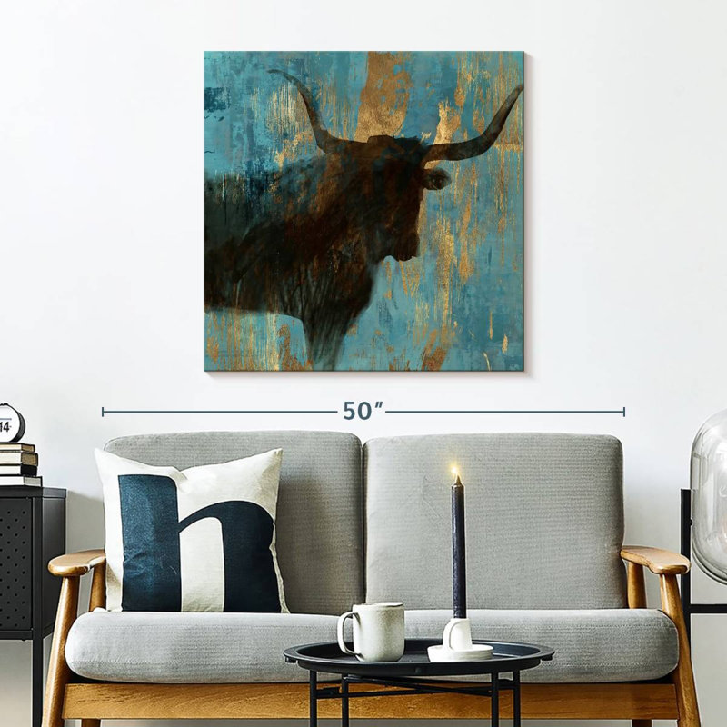 Brampt Bison I, 30" H x 30" W