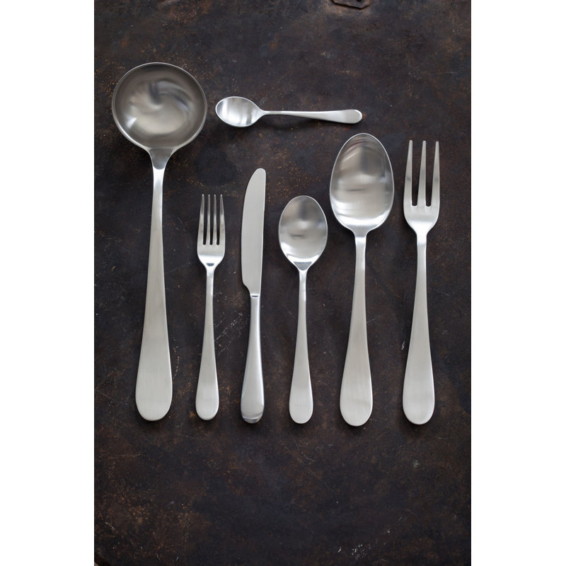 MEPRA Natura Stainless Steel Flatware Set - Service for 12, Ice