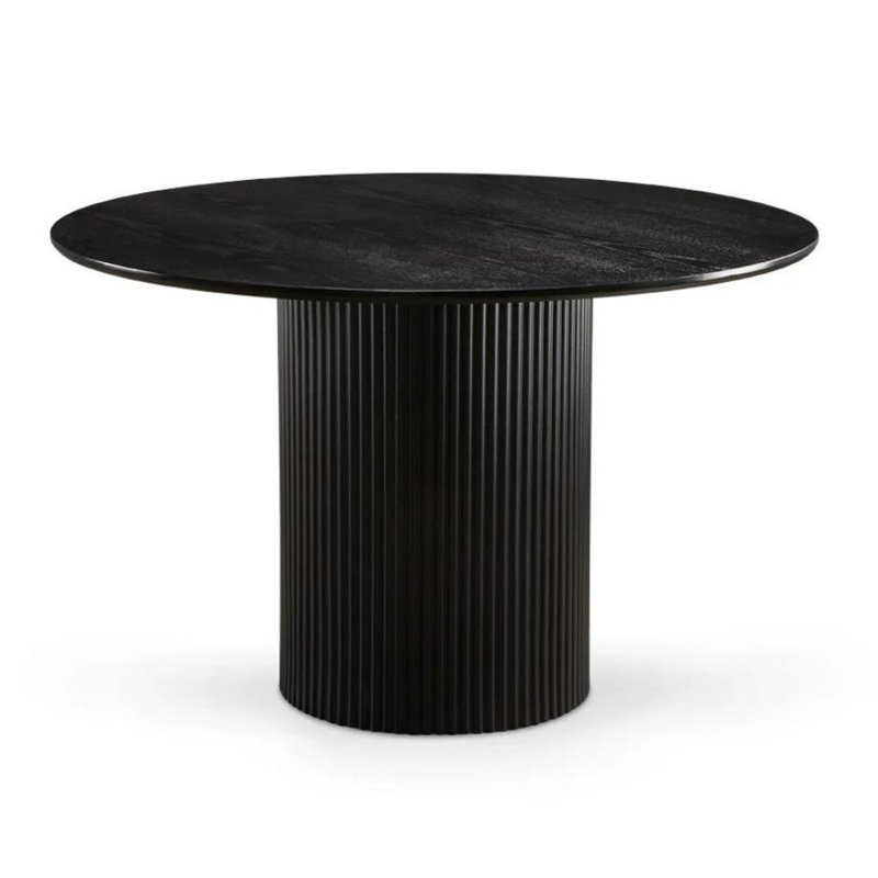 Table de salle à manger Huelle, Noir