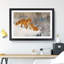 Two Foxes by Bruno Liljefors - Picture Frame Painting-62792558-62792557
