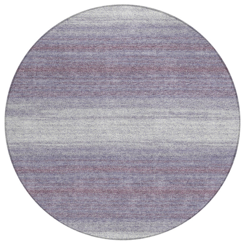 Nira Purple Washable Indoor-Outdoor Rug - , 2'6" x 3'10"